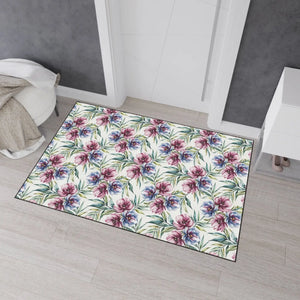 Floral Heavy Duty Floor Mat – Slip Resistant - Dipaliz - Rugs