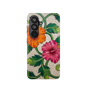 Floral Hibiscus Magnetic Impact-resistant Phone Case - Mobile Cases