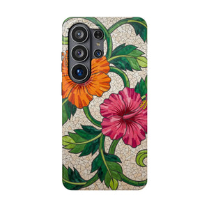 Floral Hibiscus Magnetic Impact-resistant Phone Case - Mobile Cases