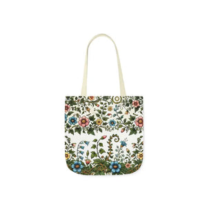 Pastel Floral Canvas Tote Bag - Trendy Everyday Style - Dipaliz - Bags