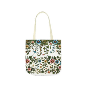 Pastel Floral Canvas Tote Bag - Trendy Everyday Style - Dipaliz - Bags