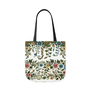 Pastel Floral Canvas Tote Bag - Trendy Everyday Style - Dipaliz - Bags