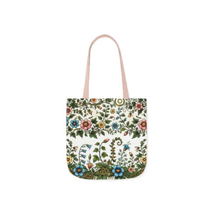 Pastel Floral Canvas Tote Bag - Trendy Everyday Style - Dipaliz - 13’’ × / Light Pink - Bags