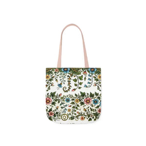 Pastel Floral Canvas Tote Bag - Trendy Everyday Style - Dipaliz - Bags