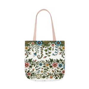 Pastel Floral Canvas Tote Bag - Trendy Everyday Style - Dipaliz - Bags