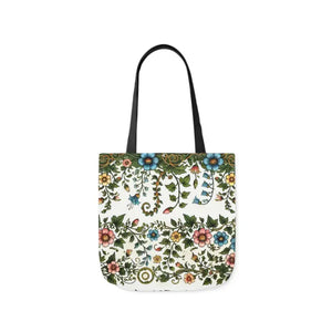 Pastel Floral Canvas Tote Bag - Trendy Everyday Style - Dipaliz - Bags