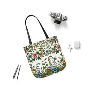 Pastel Floral Canvas Tote Bag - Trendy Everyday Style - Dipaliz - Bags