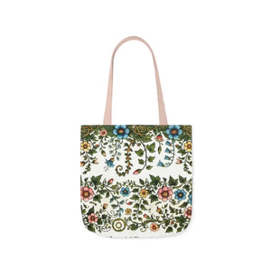 Pastel Floral Canvas Tote Bag - Trendy Everyday Style - Dipaliz - Bags