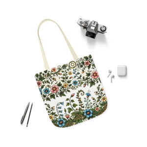 Pastel Floral Canvas Tote Bag - Trendy Everyday Style - Dipaliz - Bags