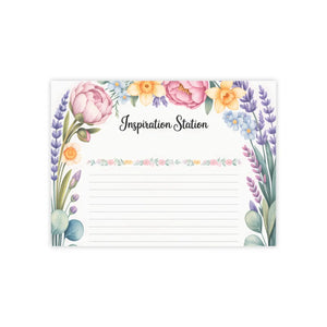 Bright Floral Inspiration Note Pads - Desk Essentials - Dipaliz - Notepads