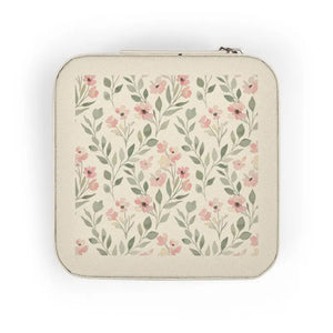 Jewelry Travel Case Plush Fabric Lining Compact Design Dipaliz - Boxes