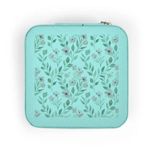 Jewelry Travel Case Plush Fabric Lining Compact Design Dipaliz - Boxes