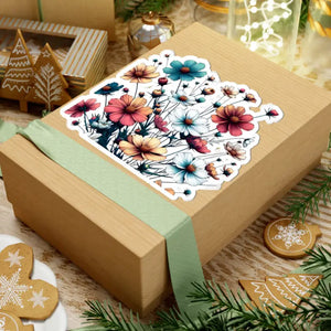 Vibrant Flower Decor Kiss-cut Stickers - Bloom your Style - Dipaliz - Decorative