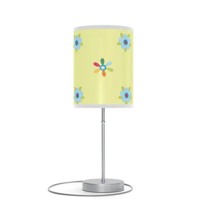 Colorful Floral Lamp Stand - Steel Base Green Design - Dipaliz - Lamps