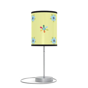 Colorful Floral Lamp Stand - Steel Base Green Design - Dipaliz - Lamps