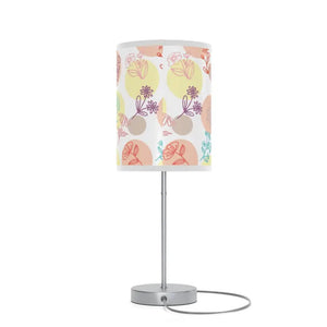Floral Lamp on Stand - Steel Base Chic Decor - Dipaliz - Lamps