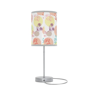 Floral Lamp on Stand - Steel Base Chic Decor - Dipaliz - Lamps