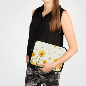 Floral Laptop Sleeve - Eco Friendly Flower Design - Dipaliz - Bags