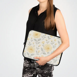 Floral Laptop Sleeve - Stylish Feminine Design - Dipaliz - Bags