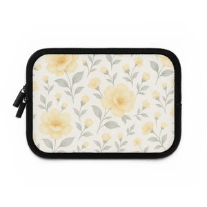 Floral Laptop Sleeve - Stylish Feminine Design - Dipaliz - Black / 7’’ - Bags