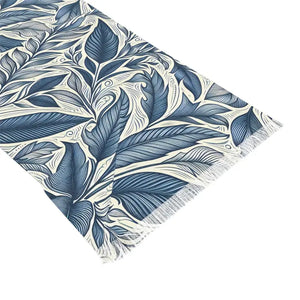 Floral Light Scarf Elegant Spring Summer Style - Dipaliz - 27’’ × 71’’ - Scarves & Shawls