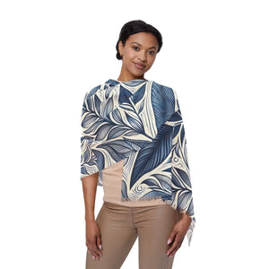 Floral Light Scarf - Elegant Accessory for Spring and Summer Outfits - Scarves & Shawls