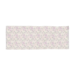Floral Light Scarf - Pastel Rose Garden Pattern Lightweight Spring Accessory - Scarves & Shawls