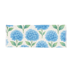Floral Lightweight Scarf Spring Accessories Blue Flower Wrap Summer Fashion Boho Chic Shawl Gift for Her - Scarves &
