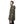 Floral Line Art Black Windbreaker Jacket Polyester - Dipaliz - Windbreakers