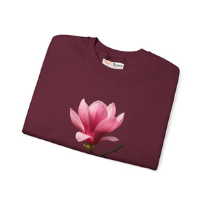 Floral Magnolia Crewneck Sweatshirt - Cozy Spring Style - Dipaliz - Sweatshirts