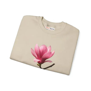 Floral Magnolia Crewneck Sweatshirt - Cozy Spring Style - Dipaliz - Sweatshirts