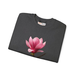 Floral Magnolia Crewneck Sweatshirt - Cozy Spring Style - Dipaliz - Sweatshirts