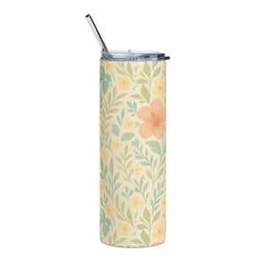 Floral Matte Tumbler - 20oz Stainless Steel - Dipaliz - Tumblers