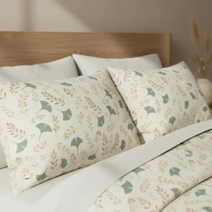 Floral Meadow Cotton Duvet – Botanical Leaf - Dipaliz - Bedding Sets