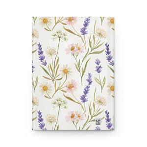 Floral Meadow Hardcover Journal, Lavender & Wildflower Notebook - Journals