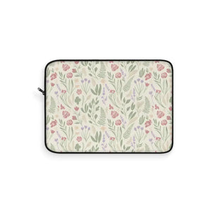 Laptop Sleeve - Floral Meadow - Pastel Botanical 13-15 - Dipaliz 12’’