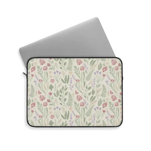 Laptop Sleeve - Floral Meadow - Pastel Botanical 13-15 - Dipaliz