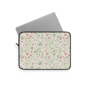 Laptop Sleeve - Floral Meadow - Pastel Botanical 13-15 - Dipaliz