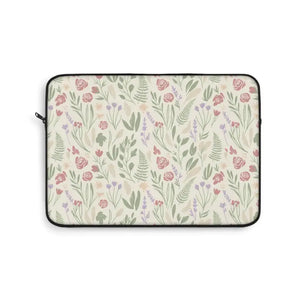 Laptop Sleeve - Floral Meadow - Pastel Botanical 13-15 - Dipaliz