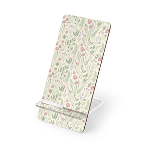 Accessories - Mobile Display Stand - Floral Meadow Botanical Design - Dipaliz 2.8’’ x 5.9’’ / Glossy