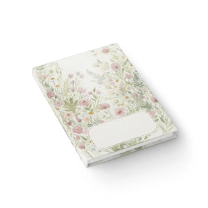 Floral Meadow Ruled Journal - Soft Pastel Notebook for Notes & Daily Planning - Journals