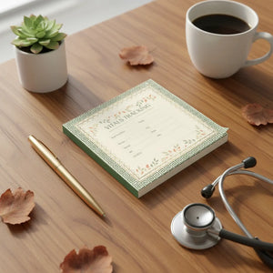 Floral Medical Chart Sticky Note Pads – Nurses - Dipaliz - Notes
