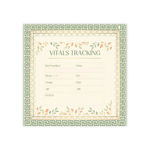 Floral Medical Chart Sticky Note Pads – Nurses - Dipaliz - Notes