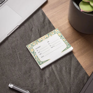 Floral Medical Note Sticky Pads – Nurse Gift - Dipaliz - Notes