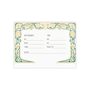 Floral Medical Note Sticky Pads – Nurse Gift - Dipaliz - Notes
