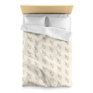 Floral Microfiber Duvet – Cozy Bedroom Chic - Dipaliz - Covers