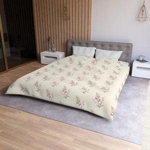 Floral Microfiber Duvet – Cozy Bedroom Chic - Dipaliz - Covers