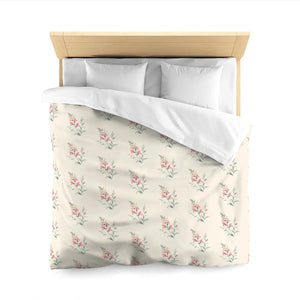 Floral Microfiber Duvet – Cozy Bedroom Chic - Dipaliz - Covers