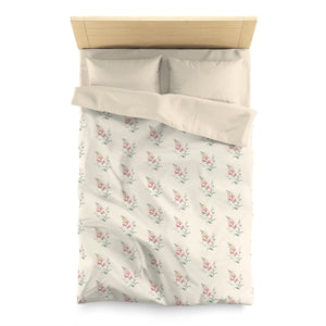 Floral Microfiber Duvet – Cozy Bedroom Chic - Dipaliz - Covers