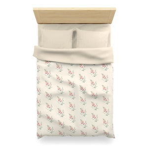 Floral Microfiber Duvet – Cozy Bedroom Chic - Dipaliz - Covers